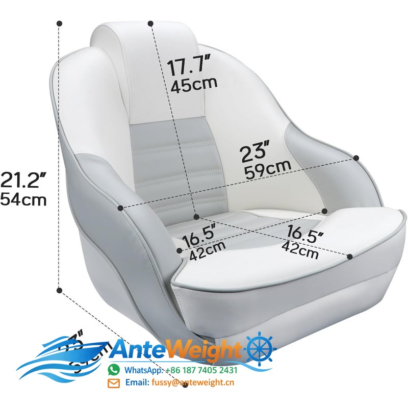 เบาะนั่งเรือไวนิลเกรดมารีนใหม่ - Fishing Boat Seat บทวิจารณ์และราคา